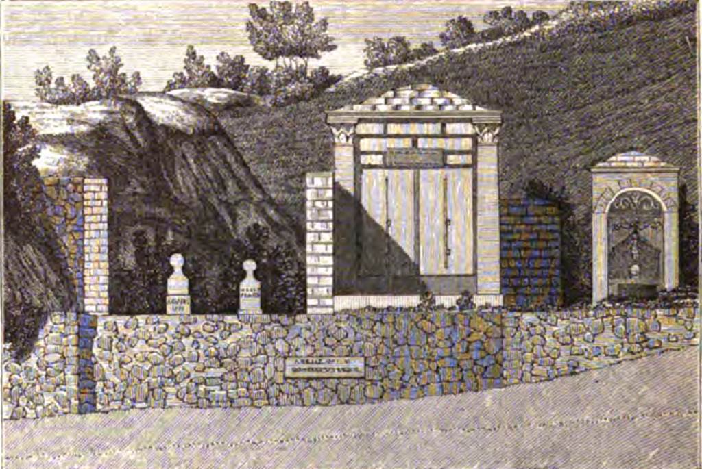 HGE41 Pompeii. 1884 drawing from Overbeck-Mau showing HGE41 on right with HGE42 on left. See Overbeck J., 1884. Pompeji in seinen Gebuden, Alterthmen und Kunstwerken. Leipzig: Engelmann. (p. 408).