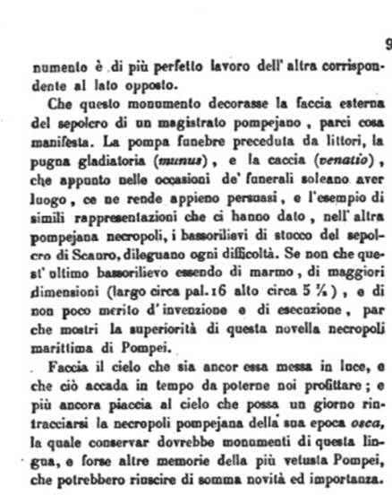 Bullettino Archeologico Napoletano XLVI (12 dell’anno III) 1845 p. 90.