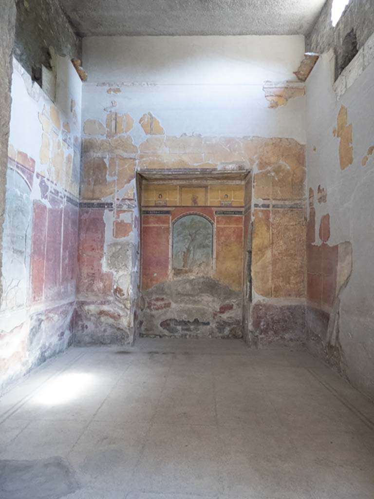 Oplontis Villa of Poppea, September 2017. Room 8, looking towards east wall. 
Foto Annette Haug, ERC Grant 681269 DÉCOR.
