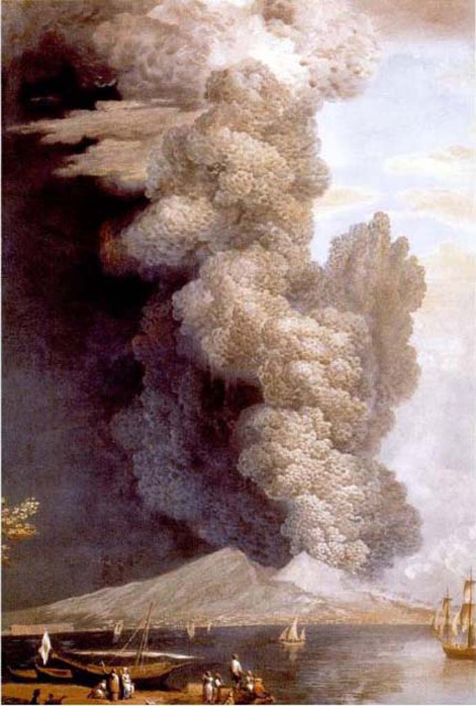 Vesuvius Eruption 1794 by Della Gatta.