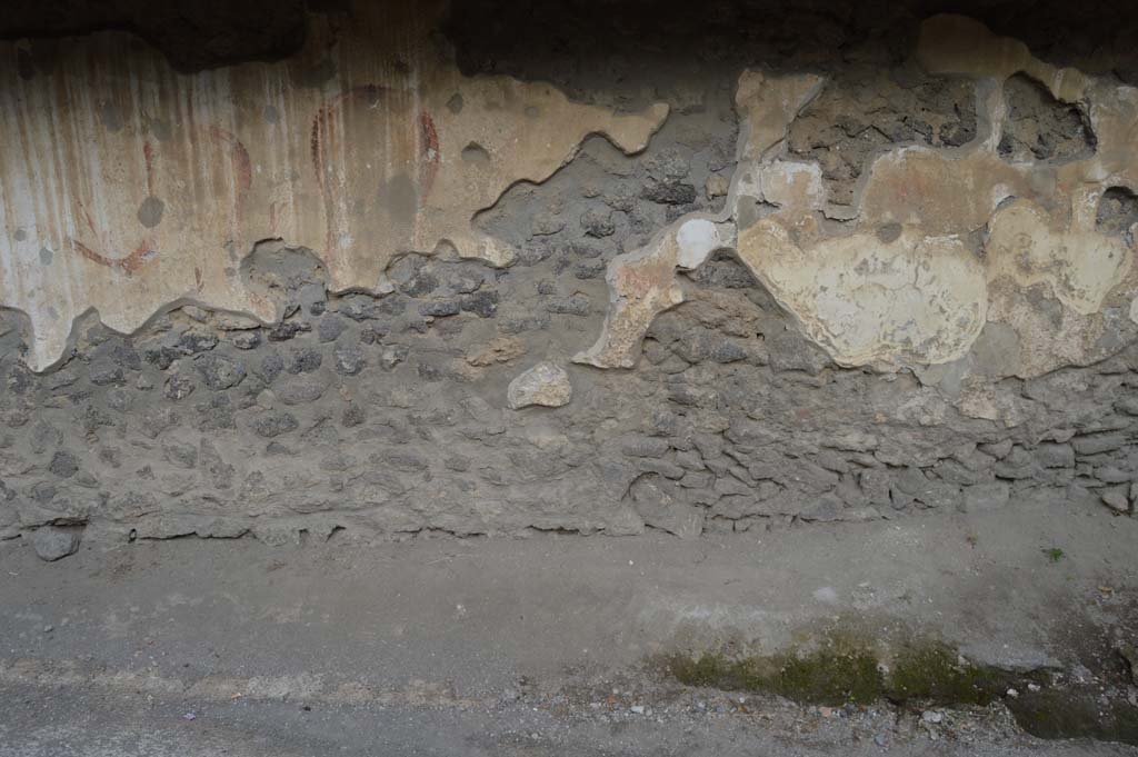 I.8.1 Pompeii. October 2018. West exterior side wall.
Foto Taylor Lauritsen, ERC Grant 681269 DÉCOR.
