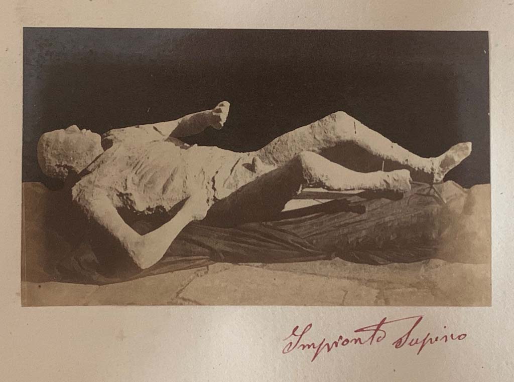 Victim number 9, without a fig leaf clothing his body. From an album dated c.1875-1885. Photo courtesy of Rick Bauer.