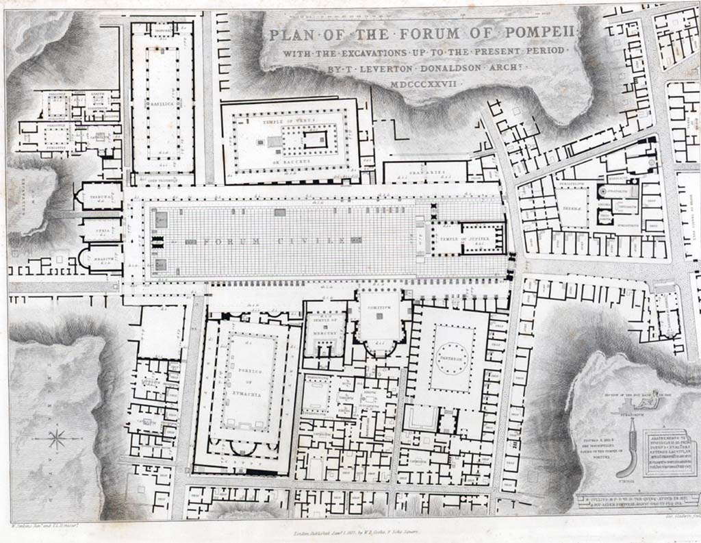 Pompeii Forum 1825