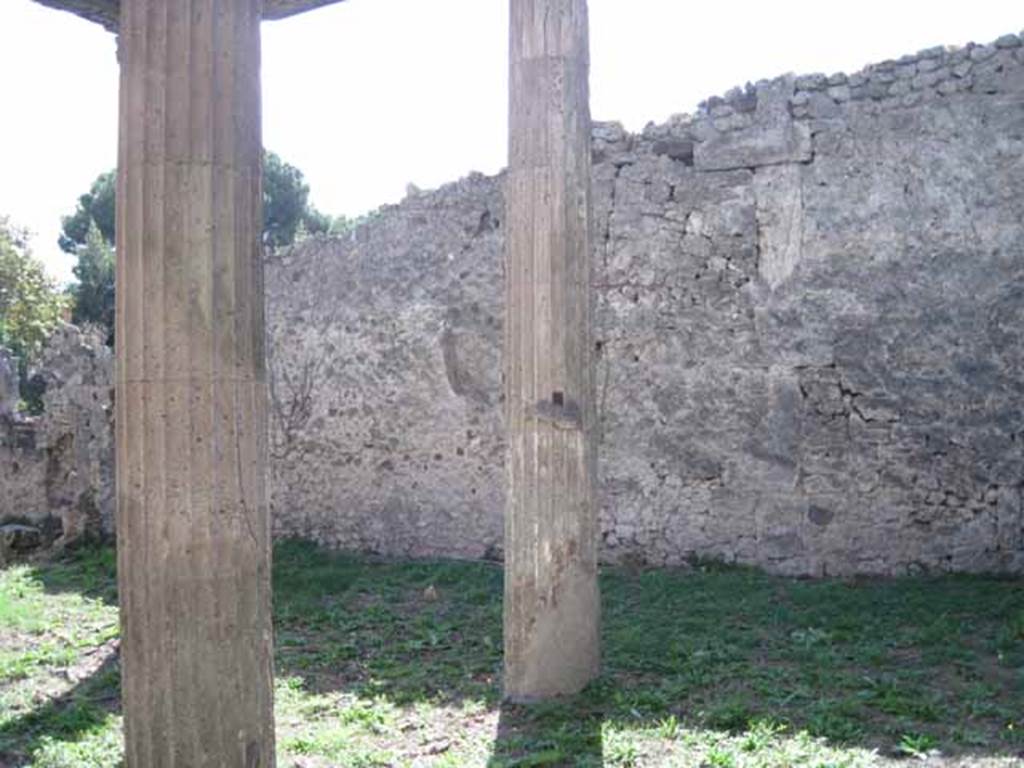 I.2.28 Pompeii. September 2010. Looking towards west wall and north-west corner of atrium. Photo courtesy of Drew Baker.

