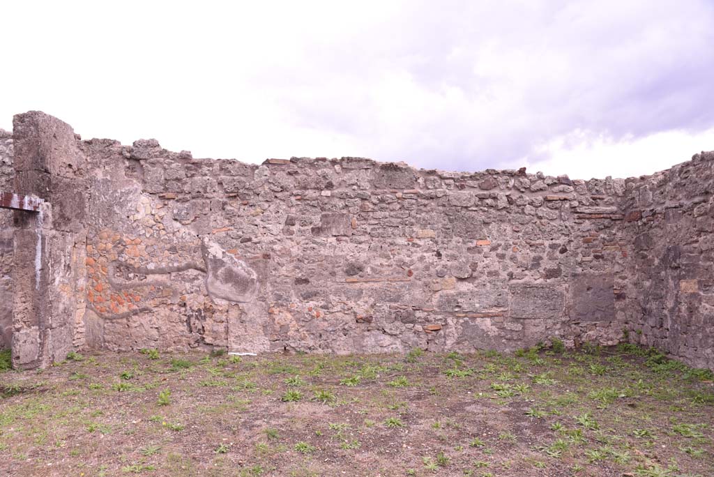 I.4.9 Pompeii. October 2019. Atrium b, south wall of atrium, without rooms.
Foto Tobias Busen, ERC Grant 681269 DÉCOR.
