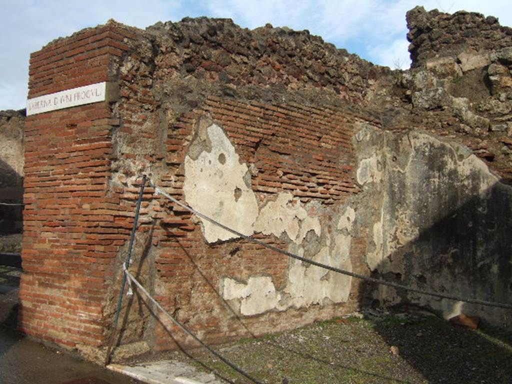 I.4.14 Pompeii. December 2005. North wall.