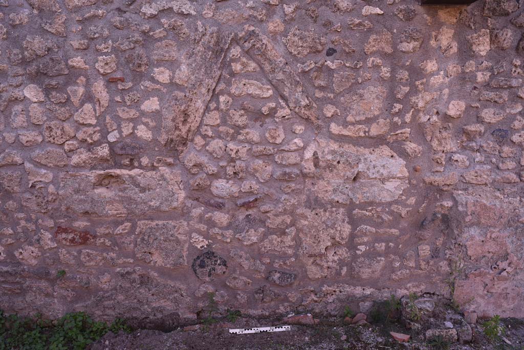 I.4.25/I.4.5 Pompeii. October 2019. Tepidarium 40, detail from west wall.
Foto Tobias Busen, ERC Grant 681269 DCOR.
