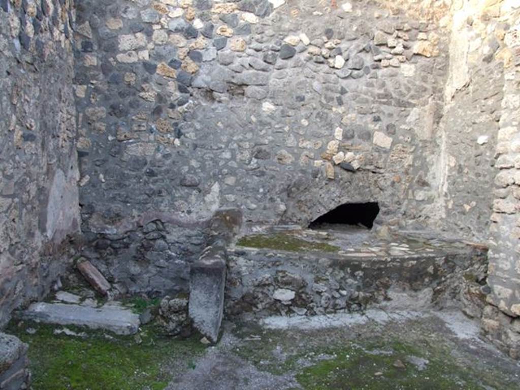 I.4.25/I.4.5 Pompeii. December 2007. Room 42, looking north towards latrine and hearth.