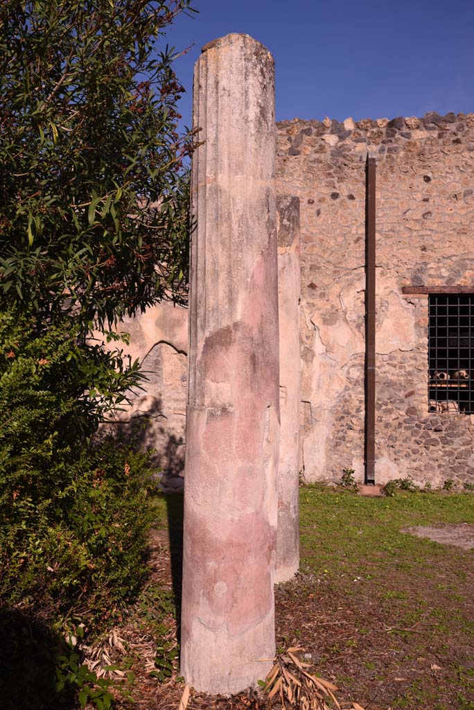 I.4.25 Pompeii. September 2020. Upper Peristyle 56, looking west along north wall.
Foto Tobias Busen, ERC Grant 681269 DCOR


