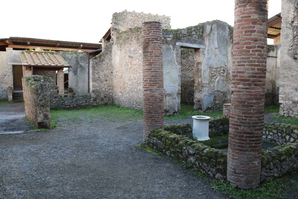 I.6.2 Pompeii. December 2018. Looking towards tablinum and south-west side of atrium. Photo courtesy of Aude Durand.