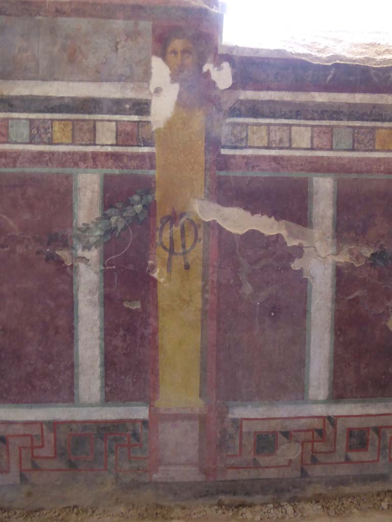 I.6.2 Pompeii. September 2017. Detail from west wall of east wing.
Foto Annette Haug, ERC Grant 681269 DCOR.
