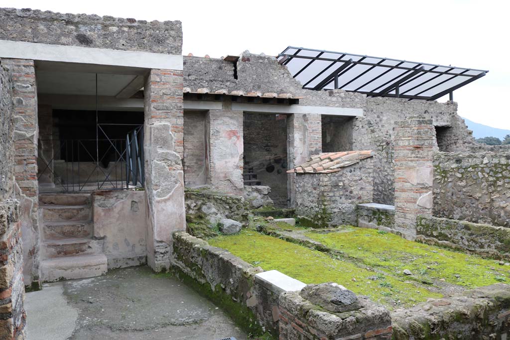 I.6.7 Pompeii. December 2018. Looking south to rear rooms and garden area. Photo courtesy of Aude Durand.