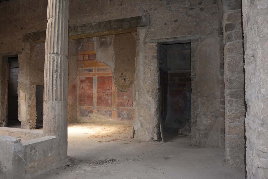 I.8.17 Pompeii. December 2007. Room 9, north wall.