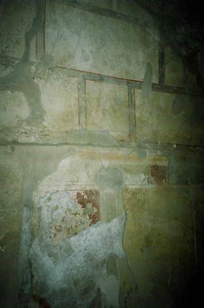 I.8.17 Pompeii. 1972. Room 12. Casa dei Quattro Stili, cubiculum N, E wall.  Photo courtesy of Anne Laidlaw.
American Academy in Rome, Photographic Archive. Laidlaw collection _P_72_14_16. 
