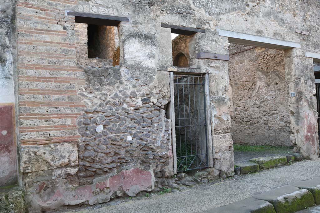 I.10.5 Pompeii. December 2018. Entrance to steps to upper floor, in centre. Photo courtesy of Aude Durand.