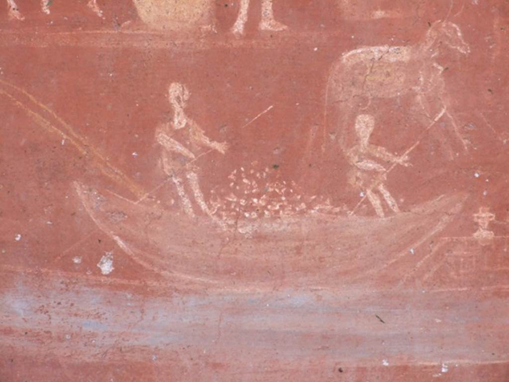 I.14.7 Pompeii.  March 2009. Detail of the boat loaded with produce.