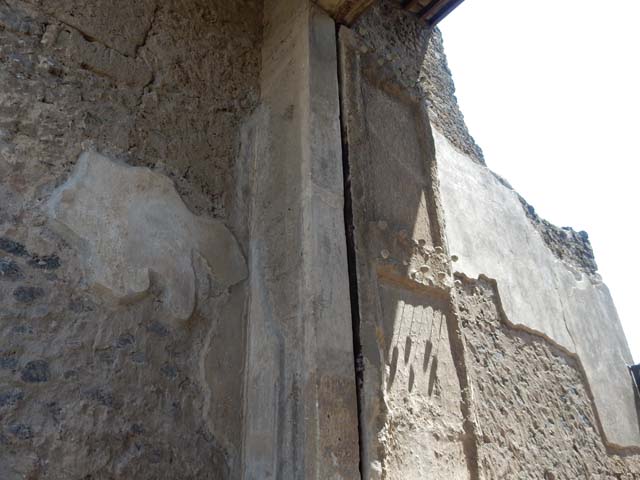 II.2.2 Pompeii.  December 2005. Cast of door on east side.   