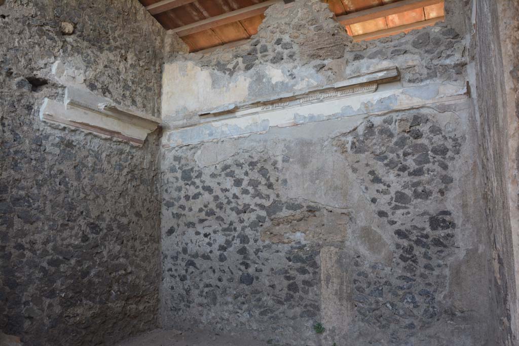 II.2.2 Pompeii. May 2016. Room “f”, detail of painted figure from south wall. Photo courtesy of Buzz Ferebee.

