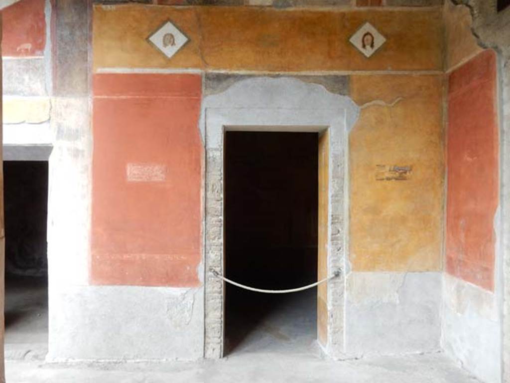 II.3.3 Pompeii. May 2016. Doorway to room 12, cubiculum. Photo courtesy of Buzz Ferebee.