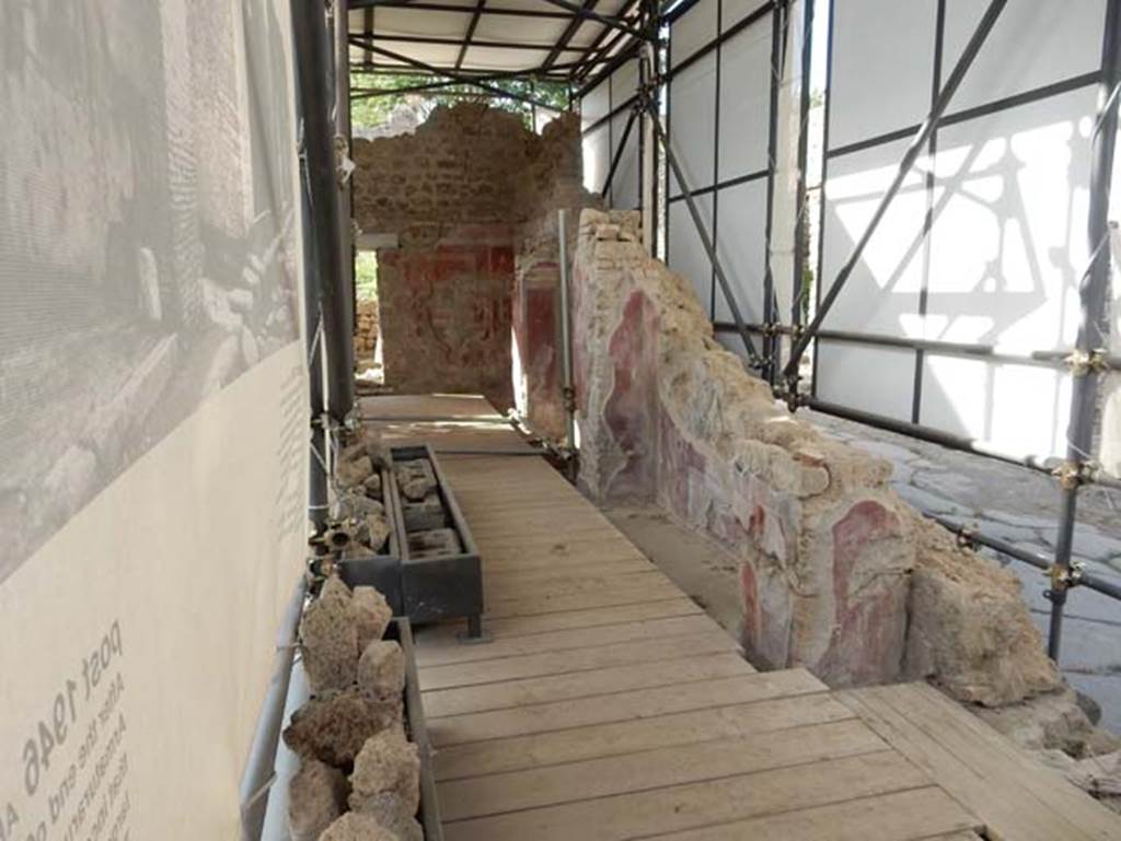 III.3.6 Pompeii. May 2017. Looking north along east side wall. Photo courtesy of Buzz Ferebee.

