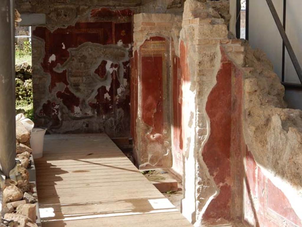 III.3.6 Pompeii. May 2018. Looking along east wall towards north-east corner. Photo courtesy of Buzz Ferebee.
