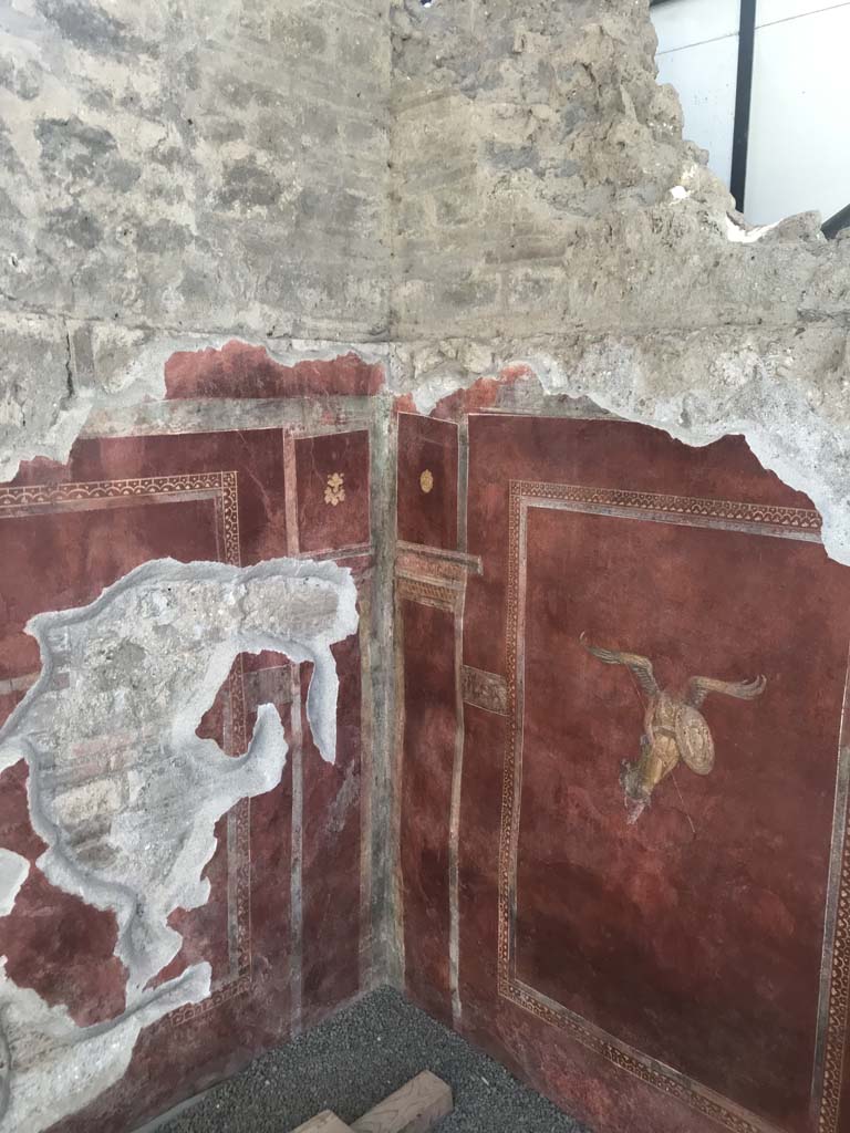 III.3.6 Pompeii. May 2018. East wall in north-east corner. Photo courtesy of Buzz Ferebee.