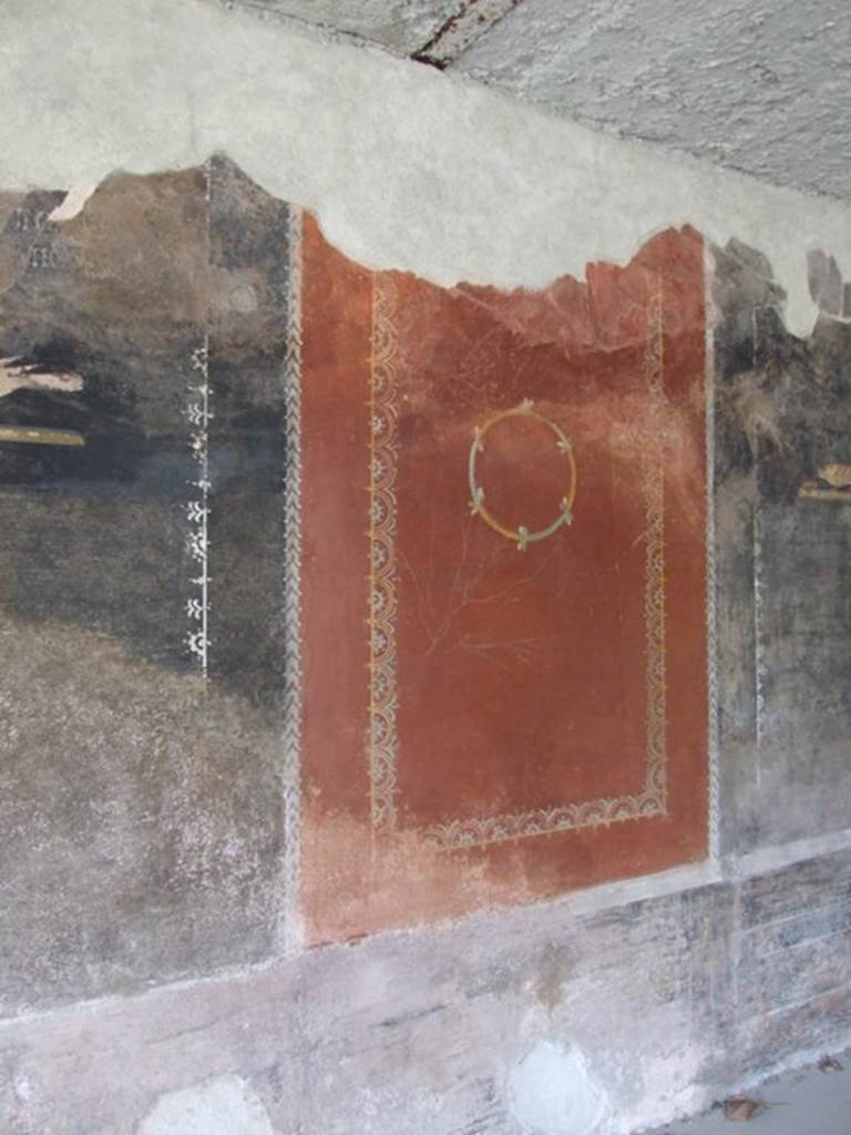 III.4.3  Pompeii. March 2009. Room 3. Triclinium. Third painted panel on south wall.