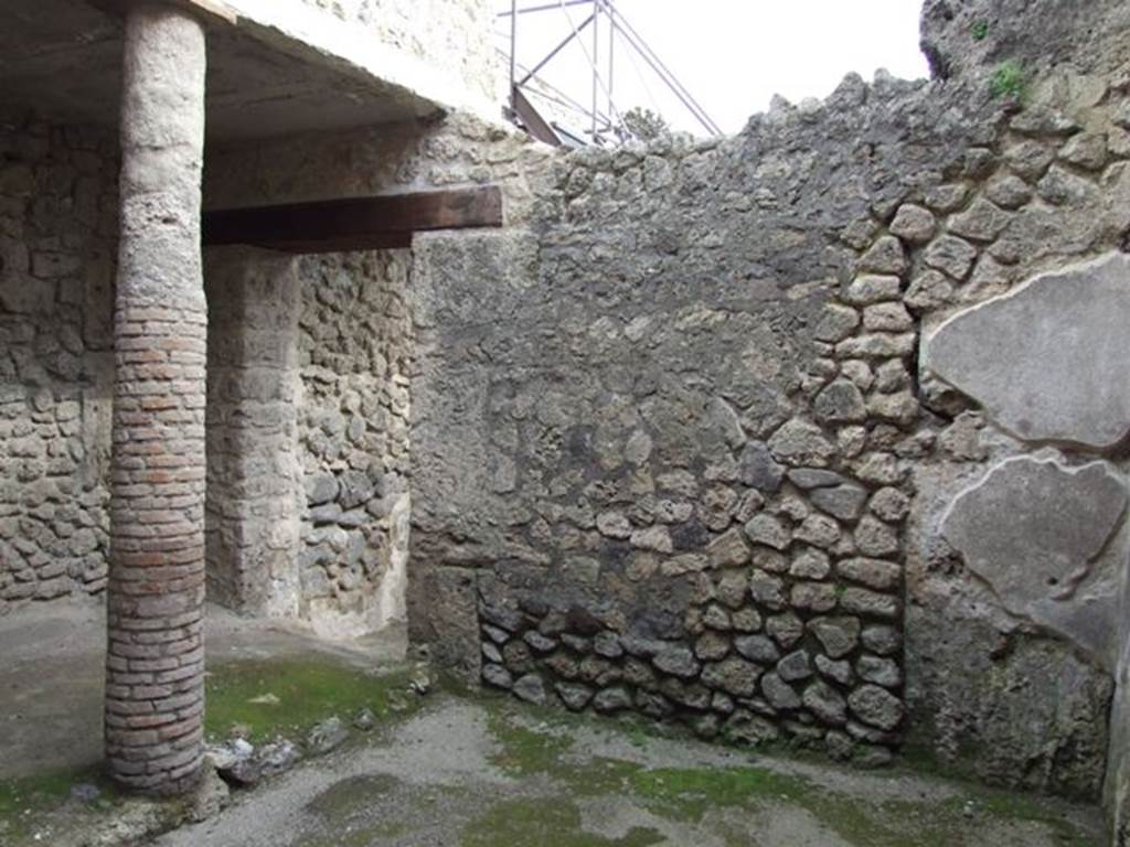 III.4.3  Pompeii.  March 2009.    Room 12. Looking north east to doorway leading to room 1.