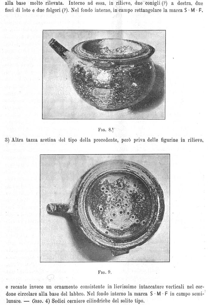V.3.12 Pompeii. Page from Notizie degli Scavi, 1910, p. 273.
