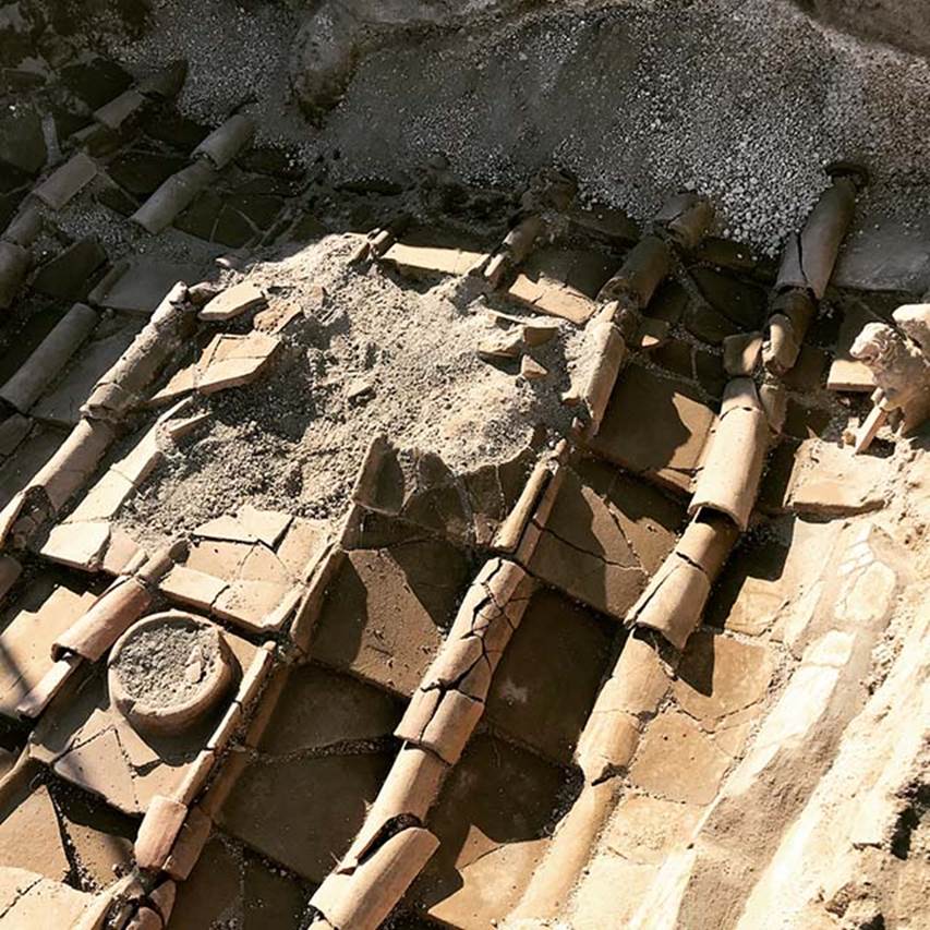V.3 Pompeii. Casa del Giardino. June 2018. Ambiente 6 room with intact roof. 

Ambiente 6 camera con tetto intatto.

Photograph © Parco Archeologico di Pompei.