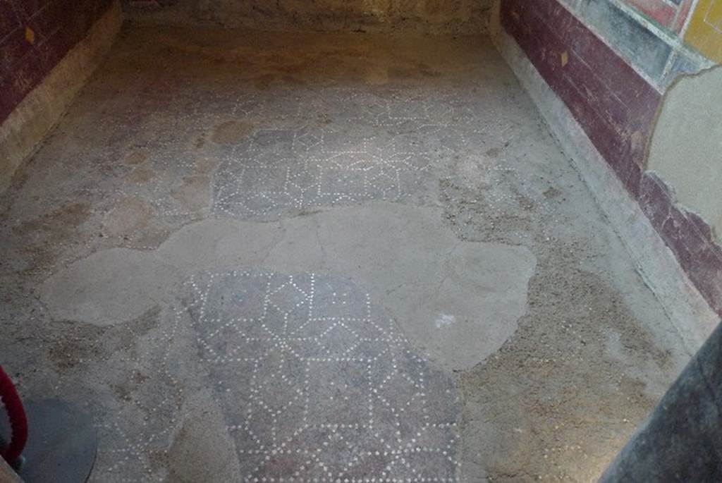 V.4.a Pompeii. July 2010. Room ‘g’, flooring in cubiculum. Looking south. Photo courtesy of Michael Binns.