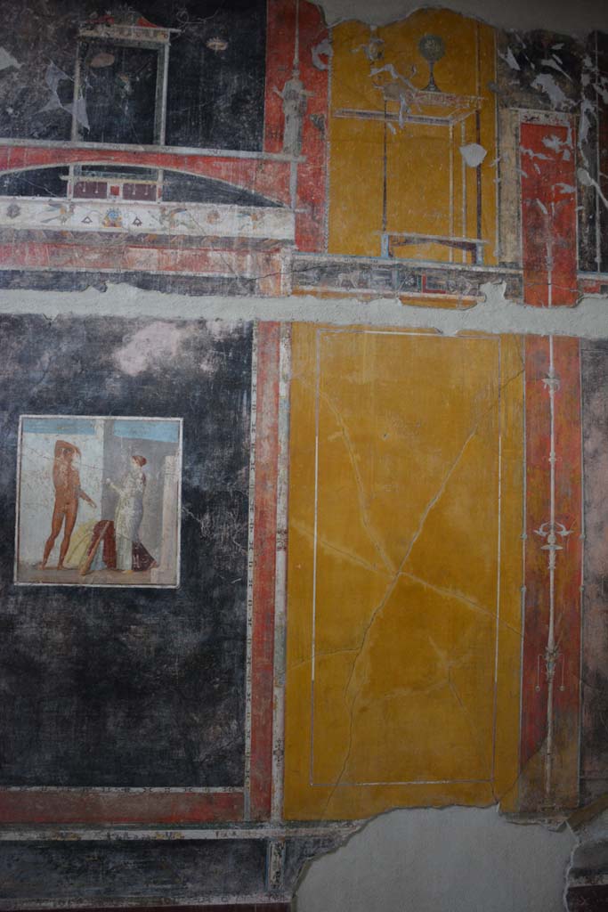 V.4.a Pompeii. March 2018. Room ‘g’, west wall, north side of central panel.
Foto Annette Haug, ERC Grant 681269 DÉCOR.
