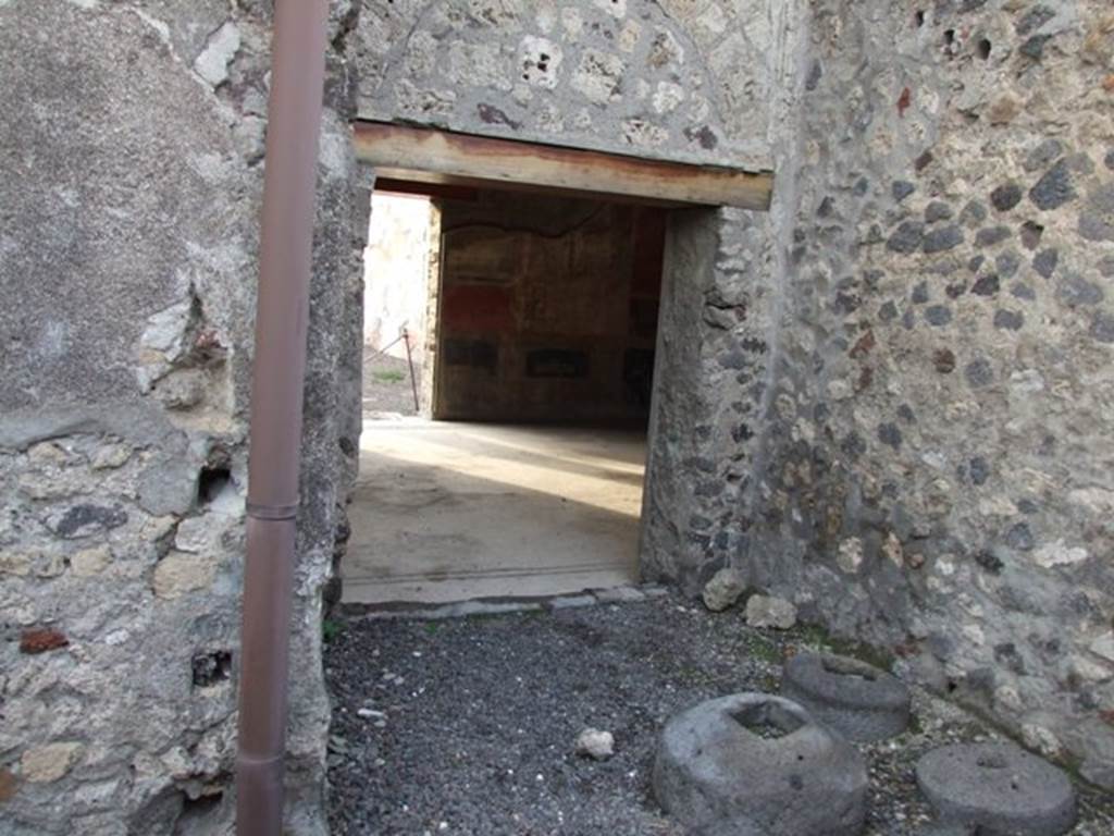 VI.9.2 Pompeii. December 2007. Room 45, area to the east of room 27.