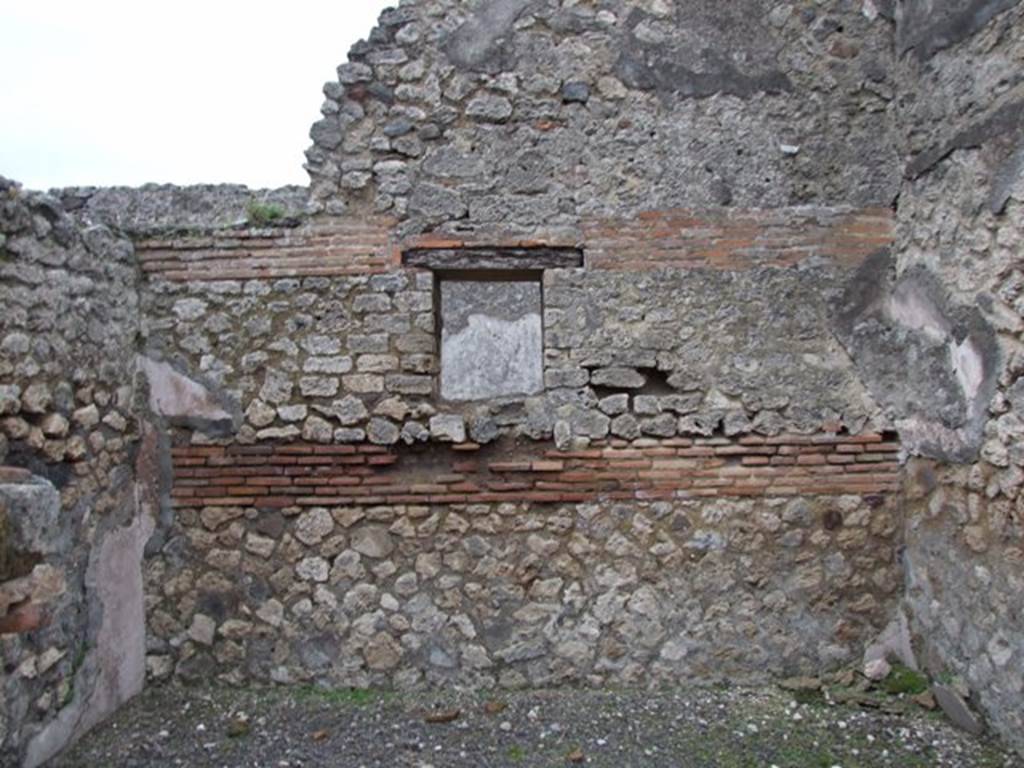 VI.10.14 Pompeii. March 2009. Room 5, east wall of cubiculum on east side of atrium.  