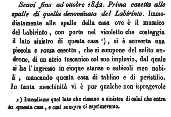 See Bullettino Archeologico Napoletano, Anno Primo, 1843, Napoli: Tipografia Tramater, No. IX, I Maggio 1843, p.65.