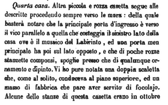 See Bullettino Archeologico Napoletano, Anno Primo, 1843, Napoli: Tipografia Tramater, No. IX, 1 Maggio 1843, p.66. (also entered at VI.11.13).