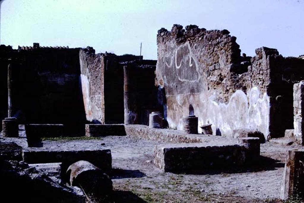 VI.13.2 Pompeii. 1966. Looking north-east across peristyle. Photo by Stanley A. Jashemski.
Source: The Wilhelmina and Stanley A. Jashemski archive in the University of Maryland Library, Special Collections (See collection page) and made available under the Creative Commons Attribution-Non Commercial License v.4. See Licence and use details.
J66f0247
