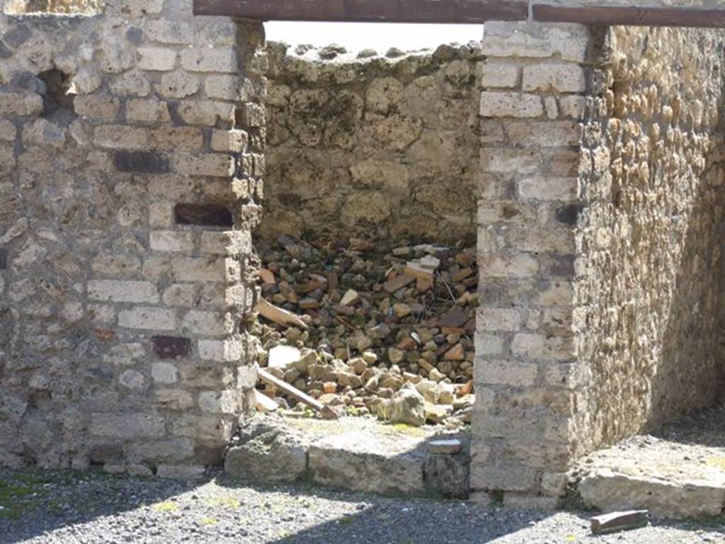 VI.14.18 Pompeii. March 2009. Doorway to other room on south side, taken from atrium of VI.14.20.