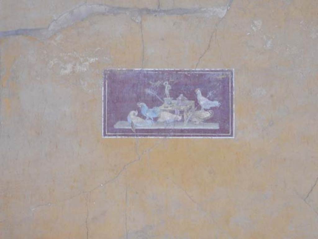 VI.15.1 Pompeii. May 2017. Painted panel from north wall. Photo courtesy of Buzz Ferebee.