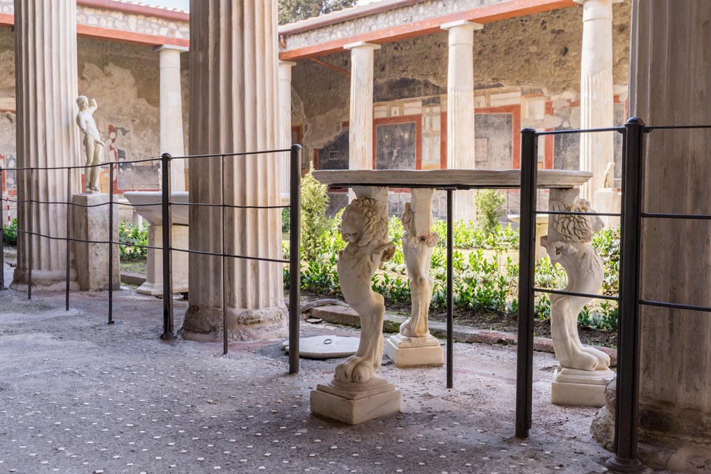 VI.15.1 Pompeii. March 2023. Looking south-west from east portico. Photo courtesy of Johannes Eber.