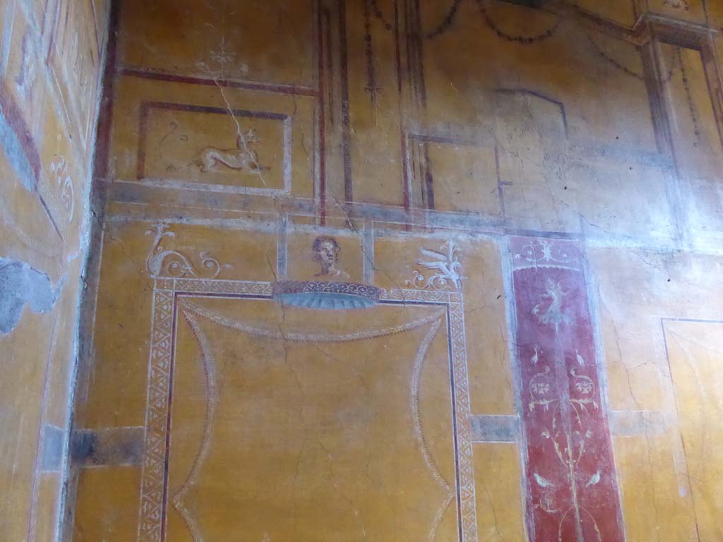 VI.16.7 Pompeii. September 2015. Room N, east wall at north end.
Foto Annette Haug, ERC Grant 681269 DCOR.
