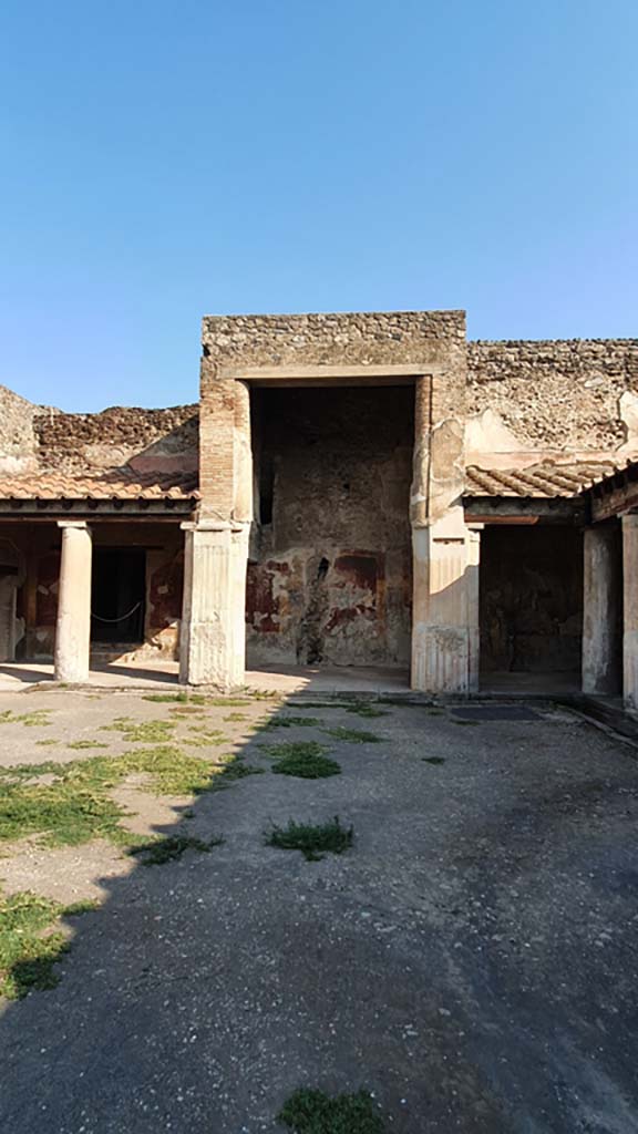VII.1.8 Pompeii. July 2021. North side of gymnasium C.
Foto Annette Haug, ERC Grant 681269 DÉCOR

