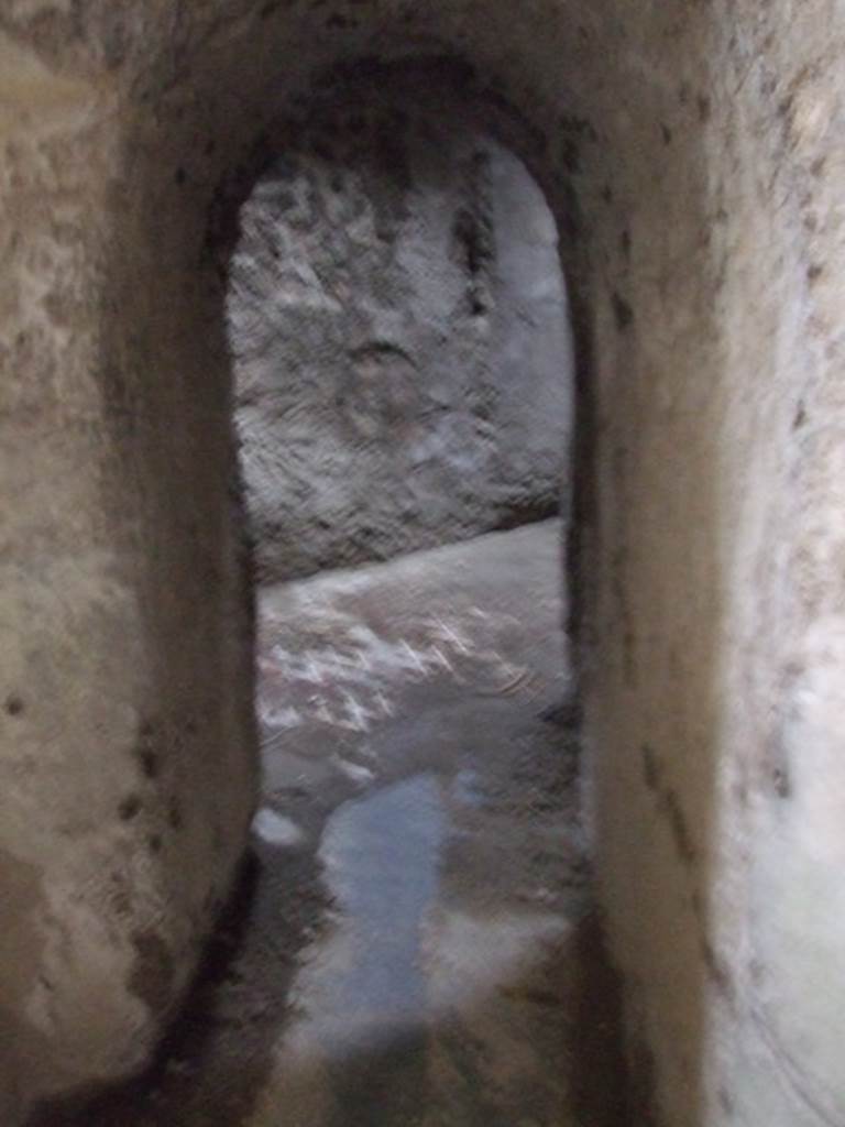 VII.1.8 Pompeii. December 2007. Corridor K leading to entrance VII.1.48 from women’s changing room 11.