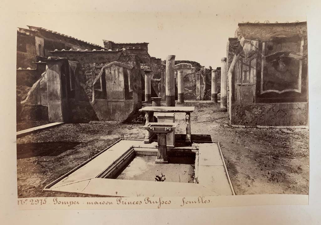 VII.1.25 Pompeii. 2016/2017. 
Atrium 24, looking towards north-west corner, with doorway to peristyle 31, on left. Photo courtesy of Giuseppe Ciaramella.

