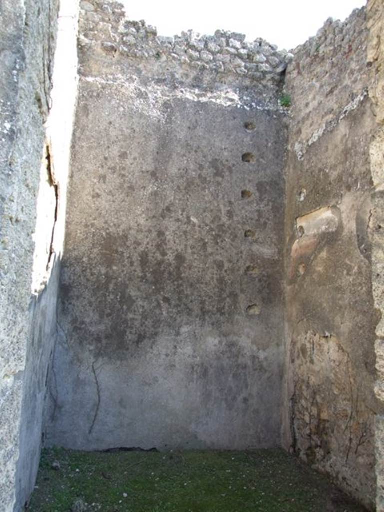 VII.2.20 Pompeii.  March 2009.  Room 4.  Cubiculum. East wall.

