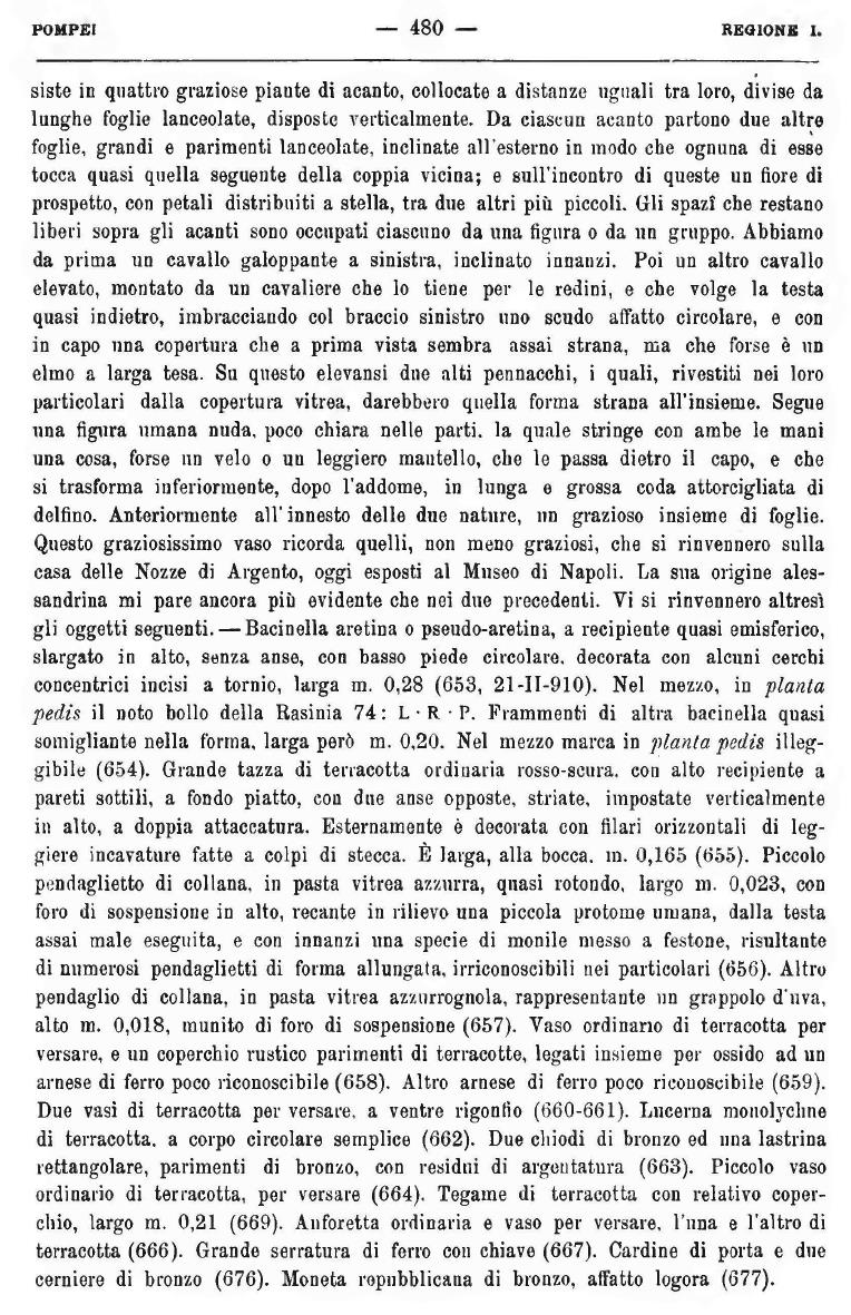 VII.6.28 Pompeii. Notizie degli Scavi, 1910, p.480