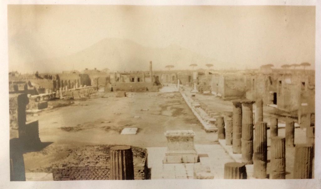 VII.8 Pompeii Forum. April 1903. Looking north across Forum, from south-east corner. Photo courtesy of Rick Bauer.
