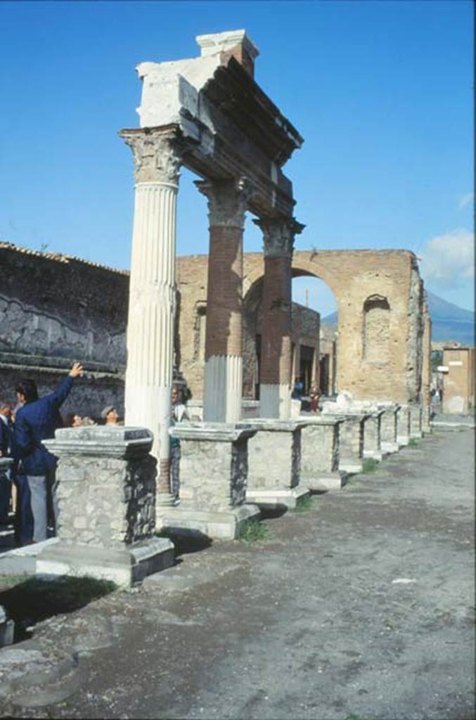 VII.8 Pompeii Forum. October 1992. Looking north. 
Photo by Louis Méric courtesy of Jean-Jacques Méric.
