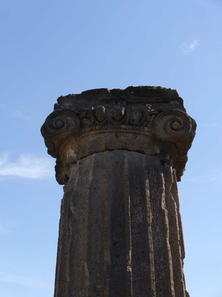 VII.8.01 Pompeii. September 2018. Capital on column.
Foto Anne Kleineberg, ERC Grant 681269 DÉCOR.
