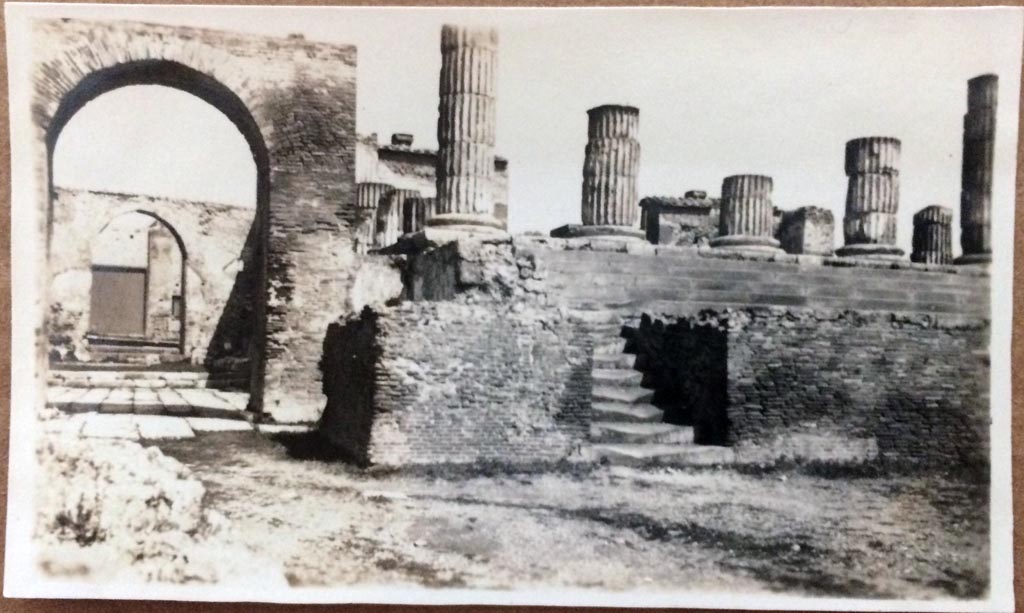 VII.8.1 Pompeii. 1933. Looking north from west side. Photo courtesy of Rick Bauer.
